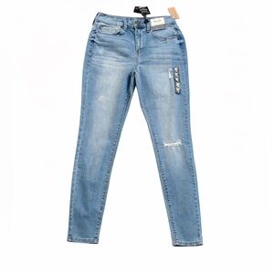 Mudd Light Blue Distressed Women Jeggings